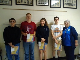 Freshman Students Excel in Essay Contest